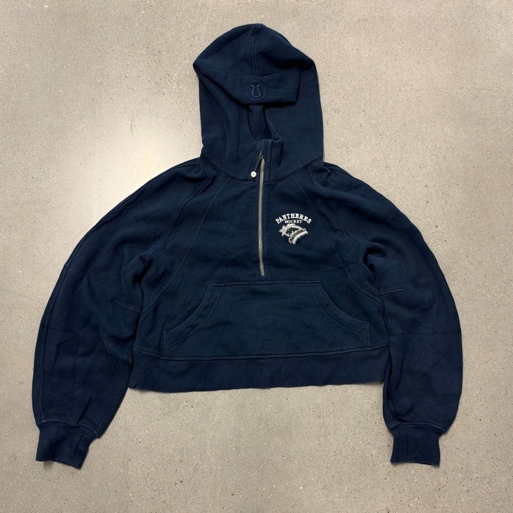 Lululemon Scuba Oversized Half-Zip Hoodie Navy XS/S